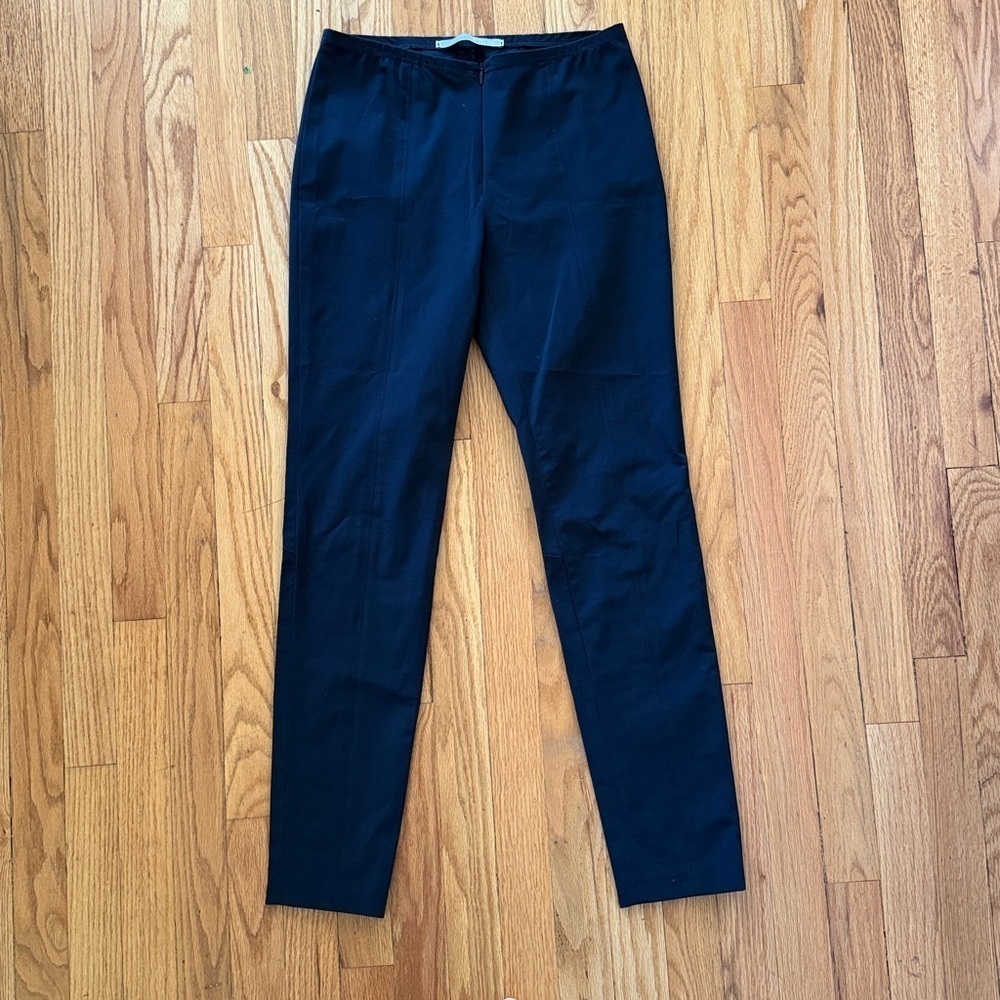 Raffaello Rossi Italy 36 U.S. XS Giga Black Pants front zip fitted‎ great cond
